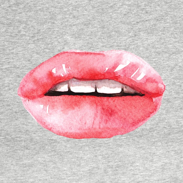 Watercolor fashion lips by fears